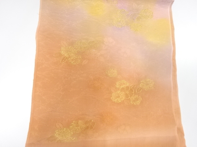  未使用品　正絹　帯揚げ